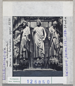 Vorschaubild Reims: Kathedrale, mittleres Westportal, David und Salomon 